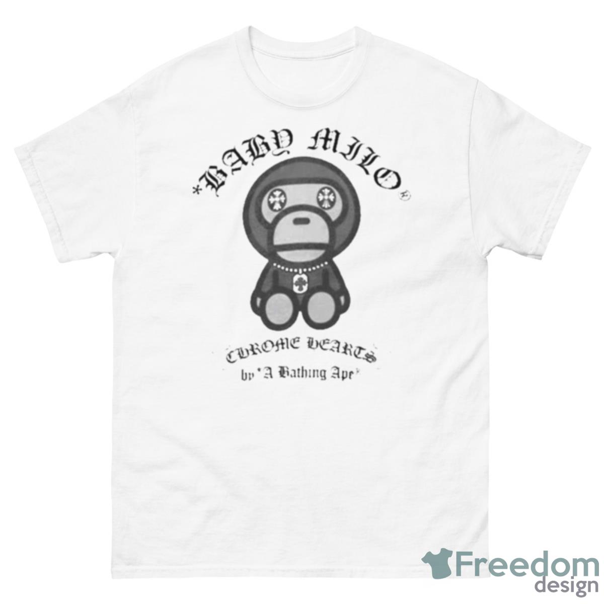 Bape Baby Milo Chrome Hearts By A Bathing Ape Shirt - Freedomdesign