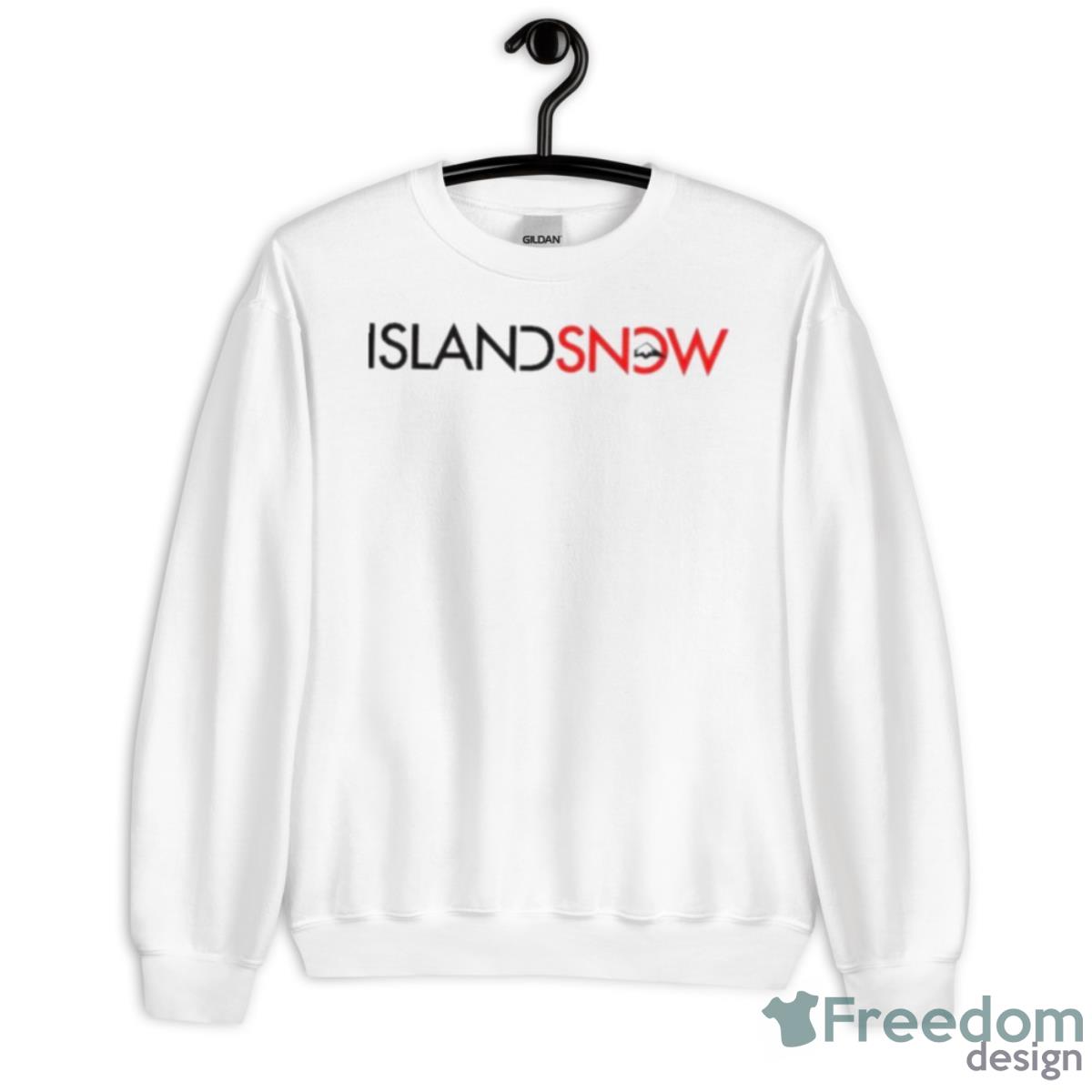 Barack Obama Wearing Islandsnow Shirt - Unisex Heavy Blend Crewneck Sweatshirt