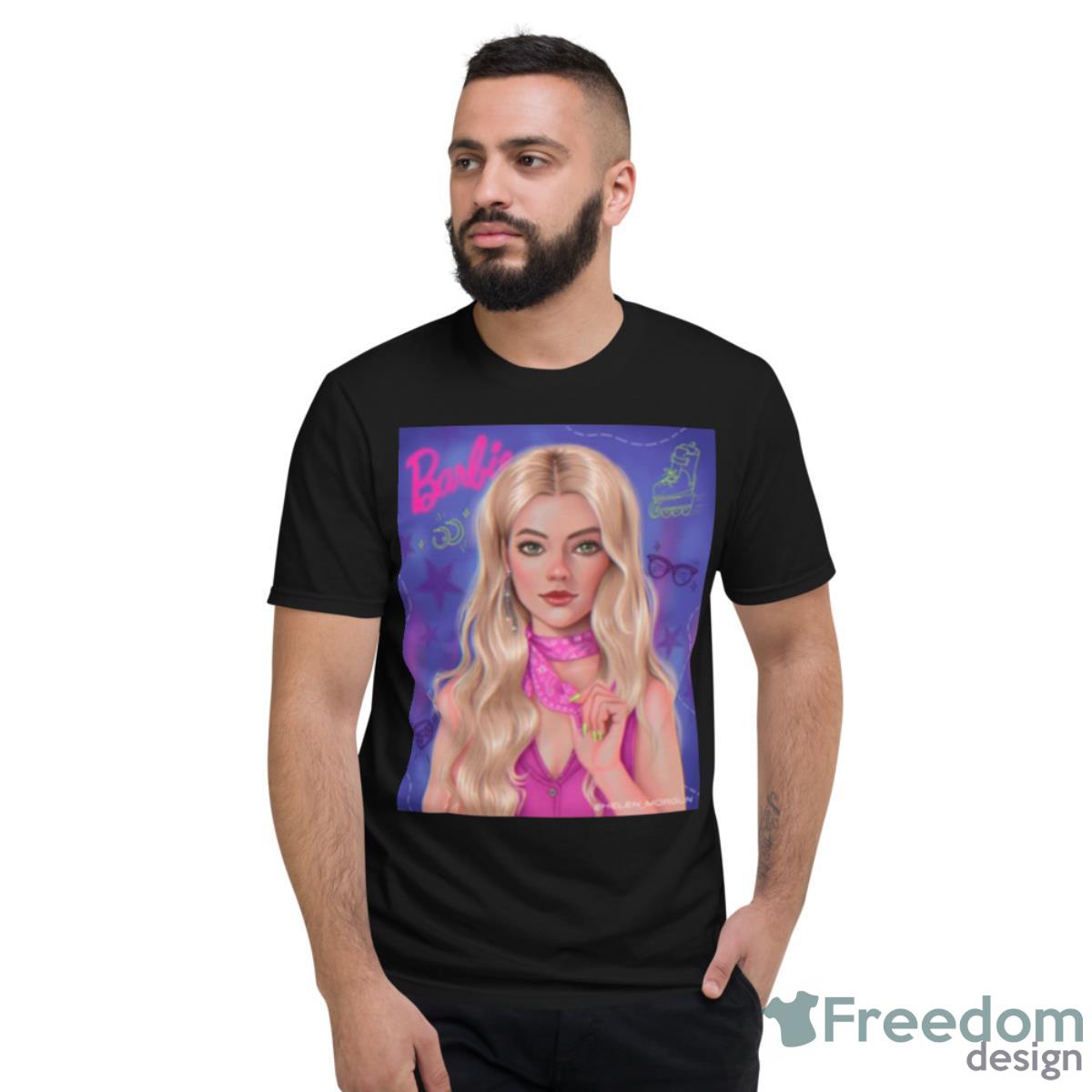 Barbie Style Margot Robbie Digital Shirt - Short Sleeve T-Shirt