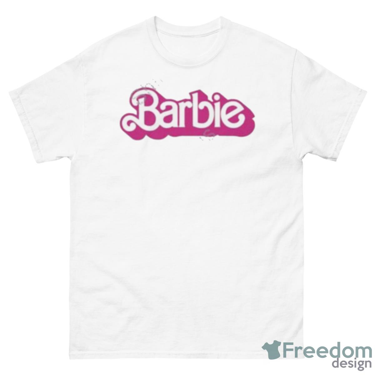 Barbie Classic Logo Unisex White Long Sleeve Shirt 2XL