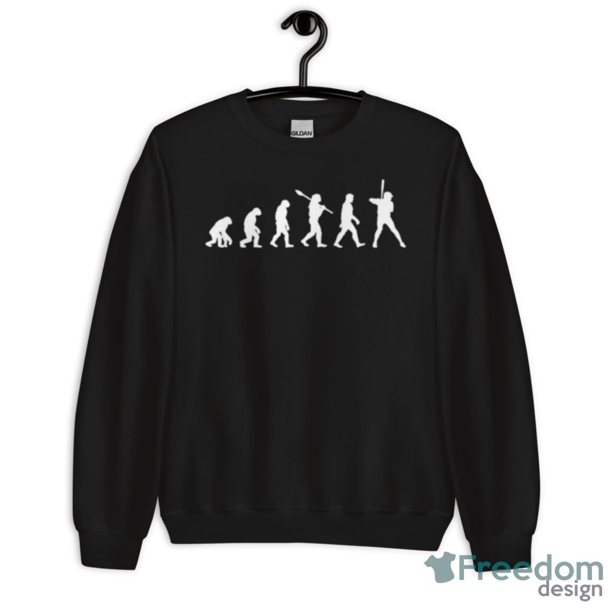 Baseball Evolution Shirt - Unisex Crewneck Sweatshirt