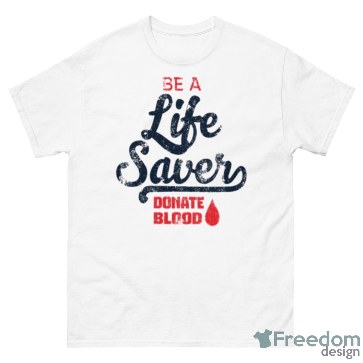 Be Cool Give Blood Donate Shirt - 500 Men’s Classic Tee Gildan