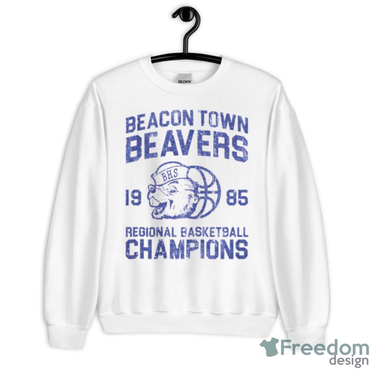 Beacon Town High School Beavers Basketball Teen Wolf Shirt - Unisex Heavy Blend Crewneck Sweatshirt