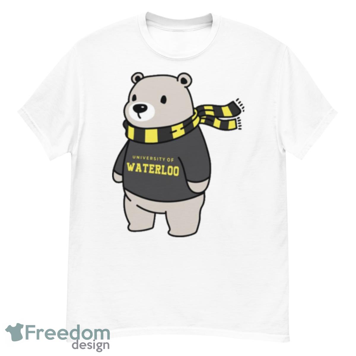 Bear With Sweater University Of Waterloo Shirt - G500 Men’s Classic T-Shirt