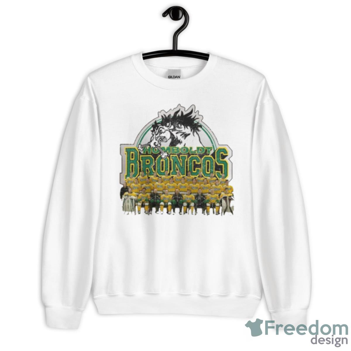 Beat The Legends Humboldt Broncos Shirt - Unisex Heavy Blend Crewneck Sweatshirt