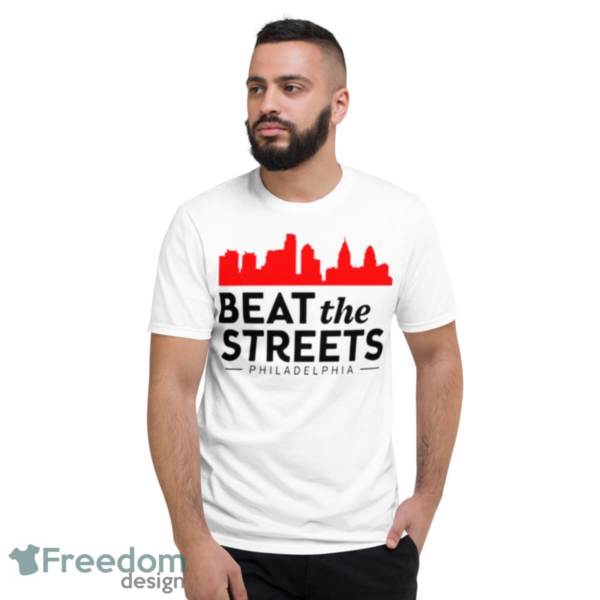 Beat The Streets Philly Skyline Heavyweight Shirt - Short Sleeve T-Shirt