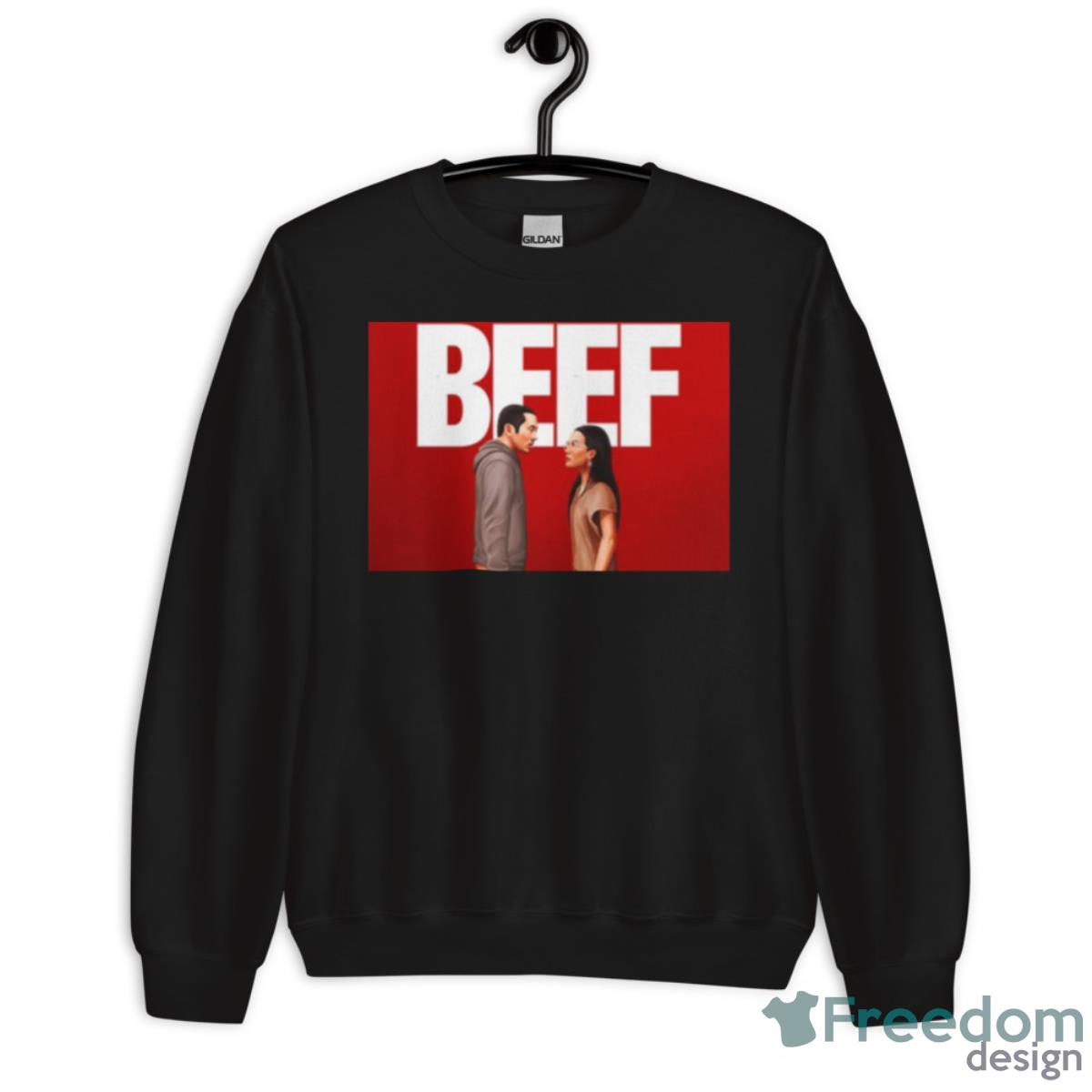 Beef Tv Show Red Shirt - Unisex Crewneck Sweatshirt