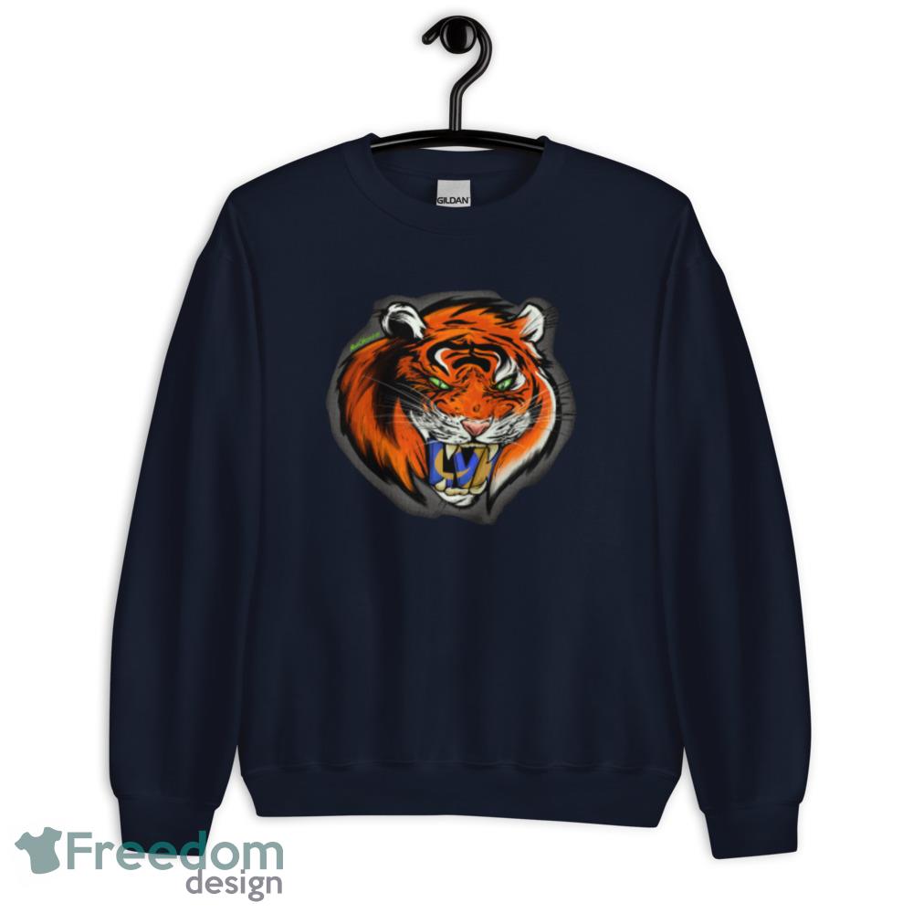 Bengal Tiger T-shirt for Men Bengals Women V Neck Shirt 