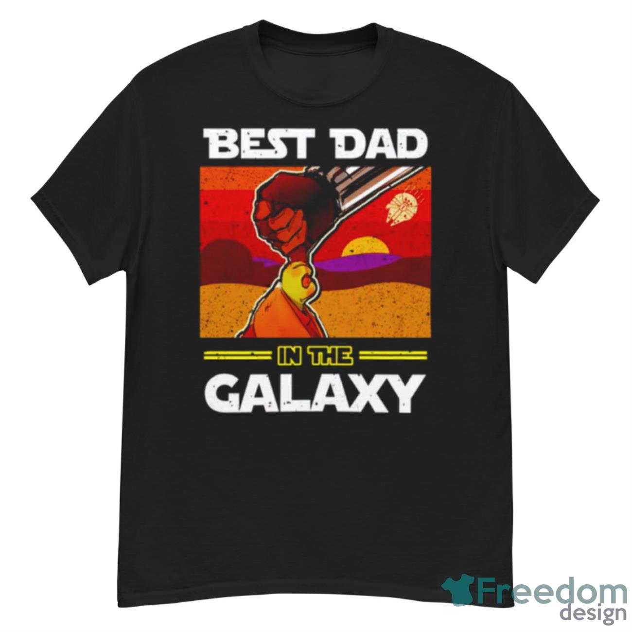 Best Dad In The Galaxy Vintage Shirt - G500 Men’s Classic T-Shirt