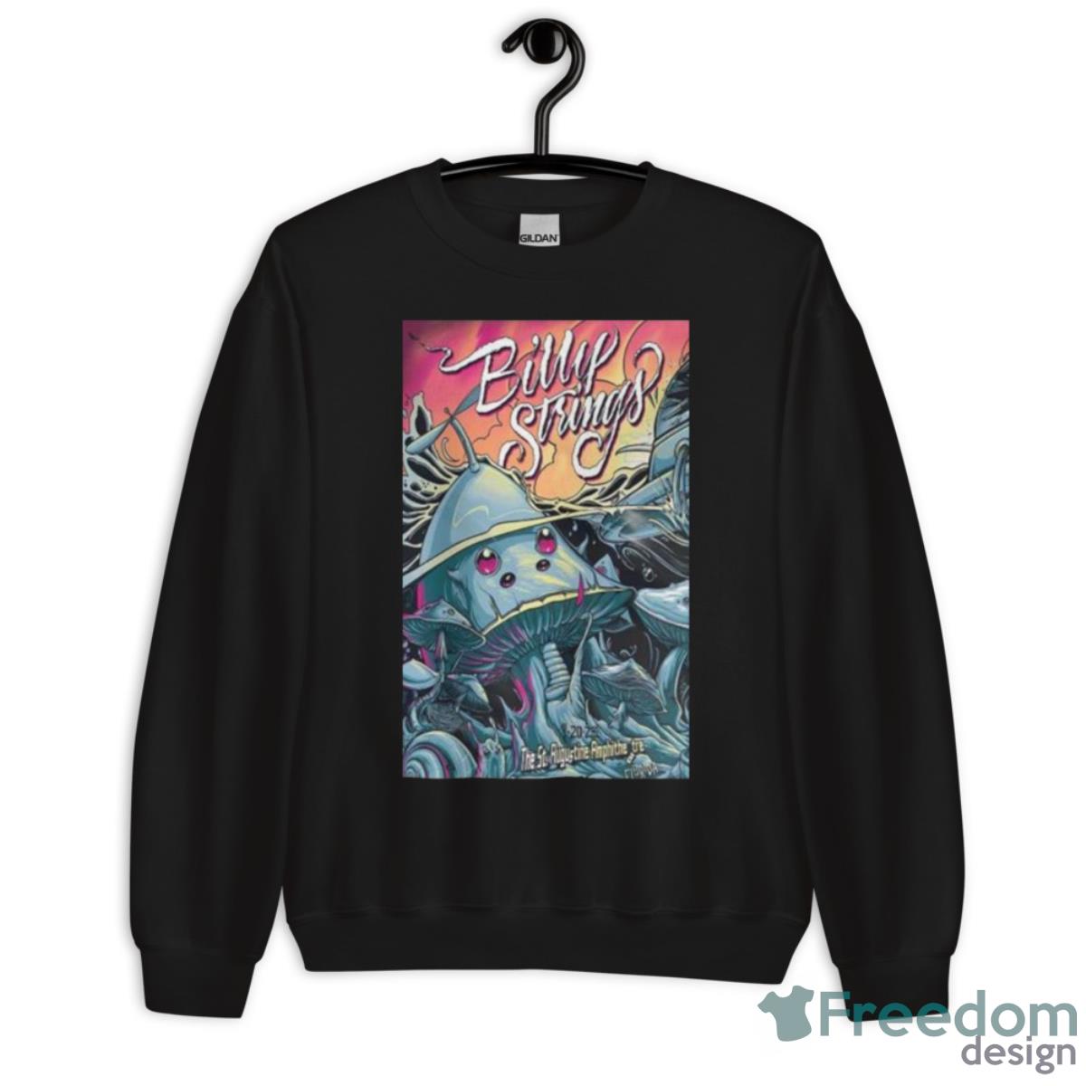 Billy Strings April 20 The St. Augustine Amphitheatre, Florida Tour 2023 Poster Shirt - Unisex Crewneck Sweatshirt