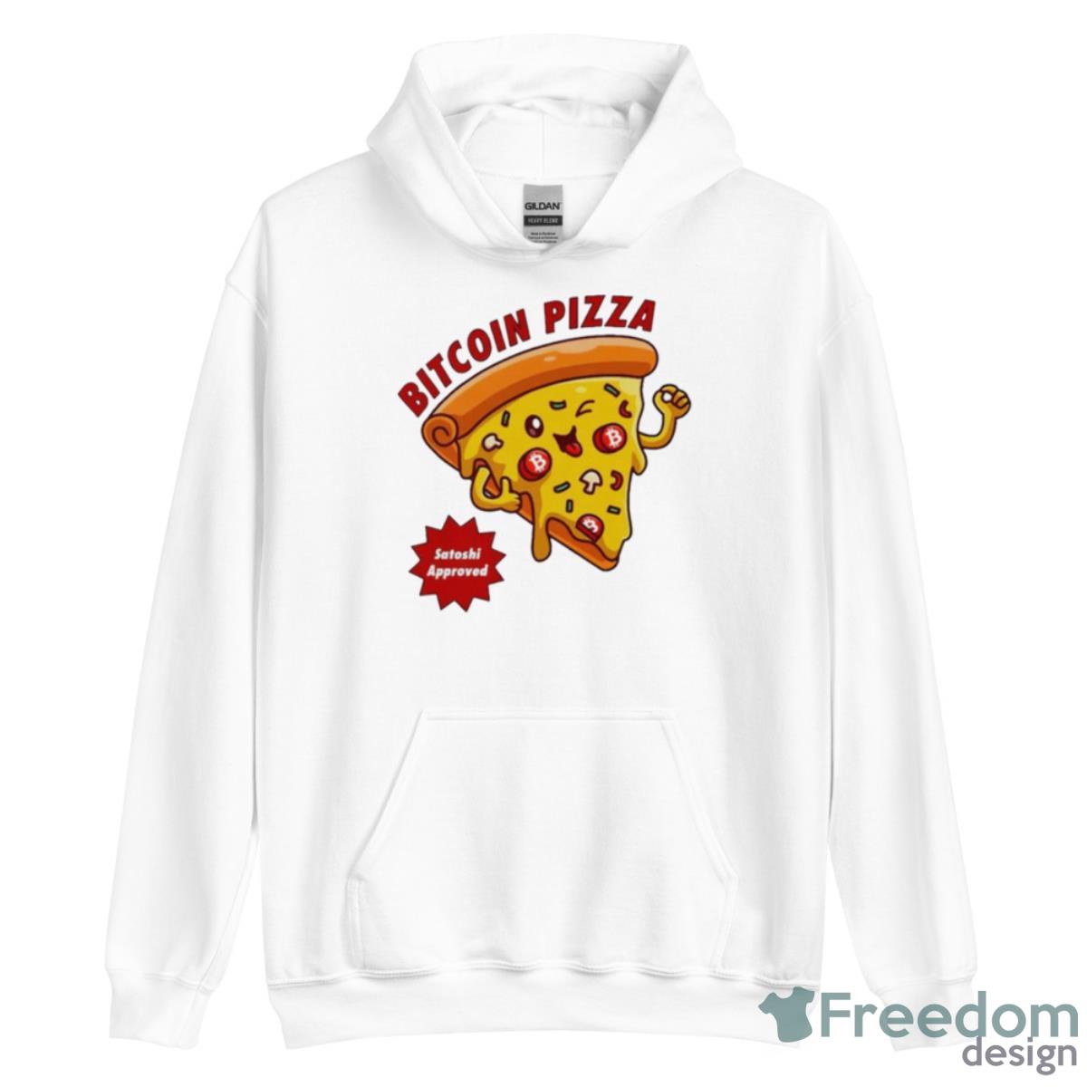 Bitcoin Pizza Shirt - Unisex Heavy Blend Hooded Sweatshirt