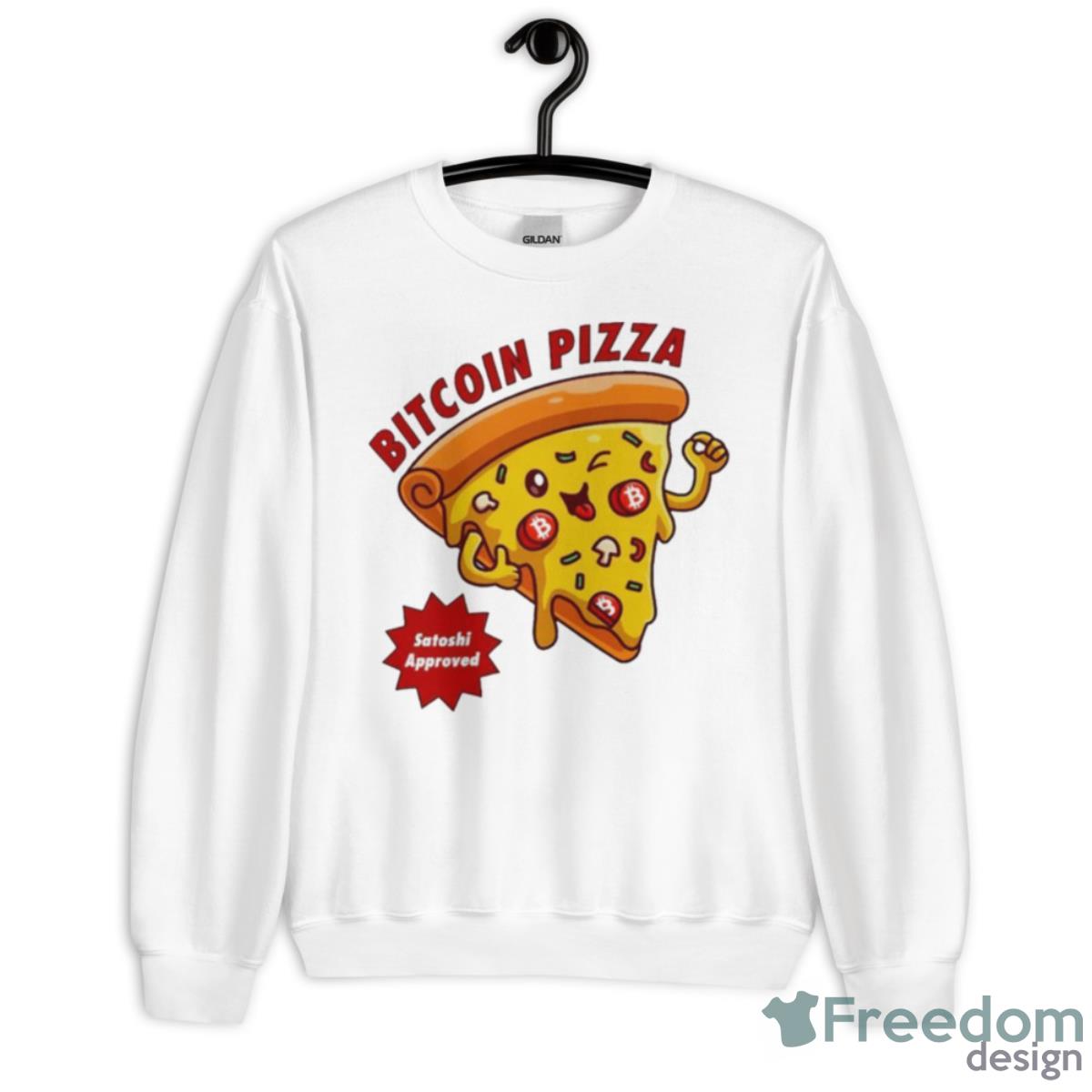 Bitcoin Pizza Shirt - Unisex Heavy Blend Crewneck Sweatshirt