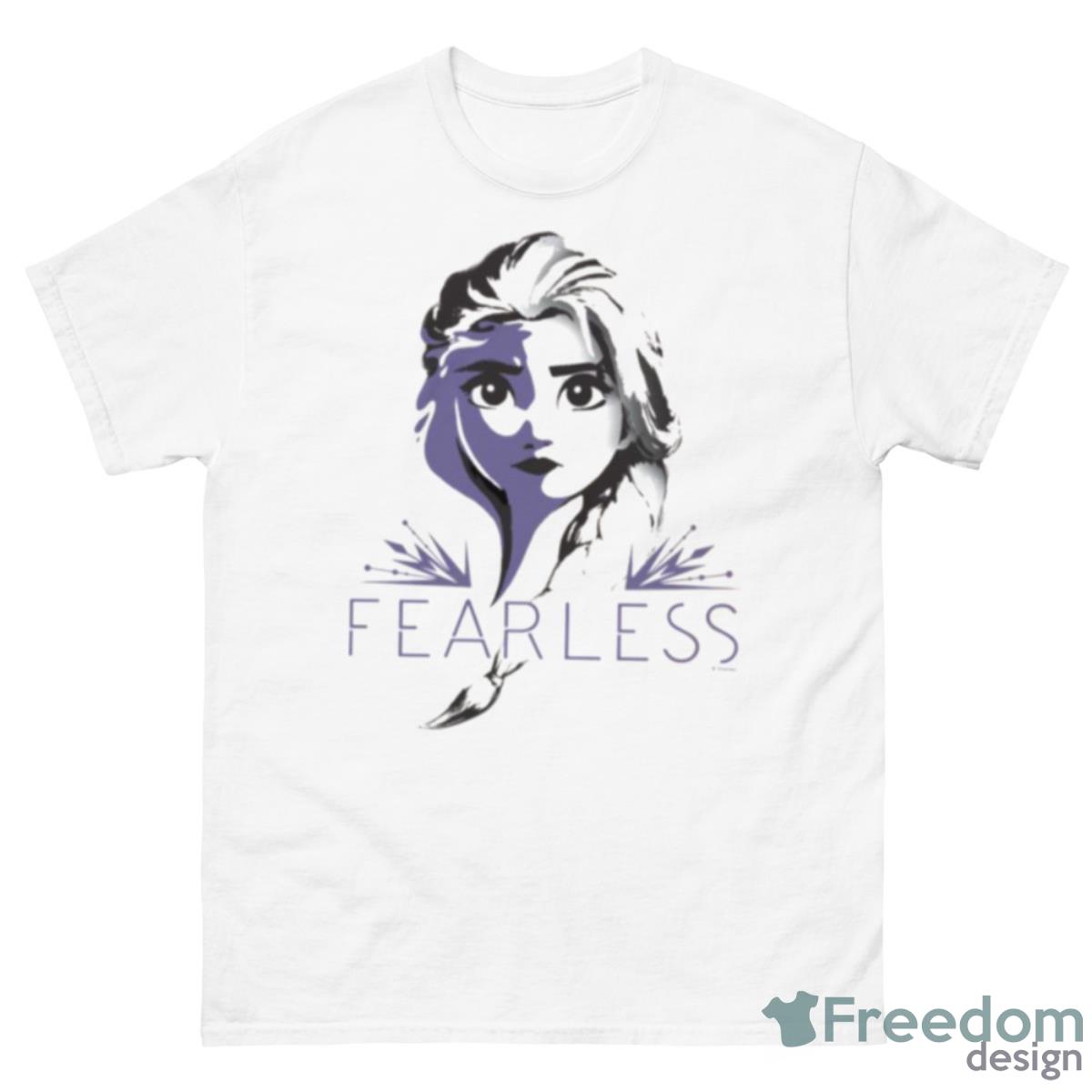 Black And White Elsa Fearless Frozen Shirt - 500 Men’s Classic Tee Gildan