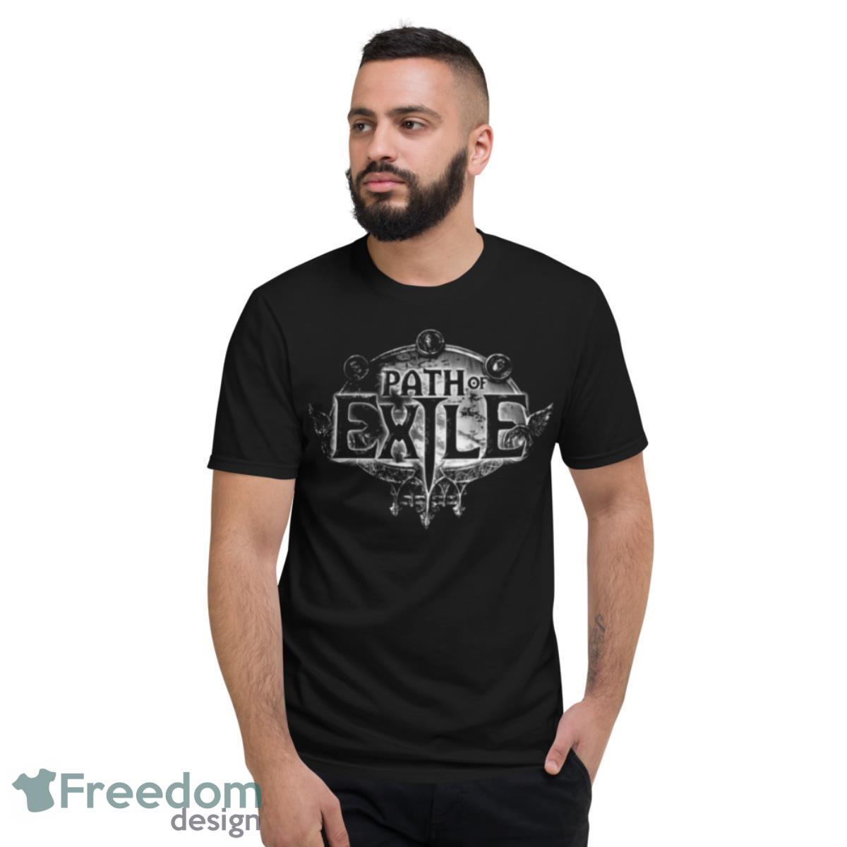 Black And White Path Of Exile Shirt - Short Sleeve T-Shirt