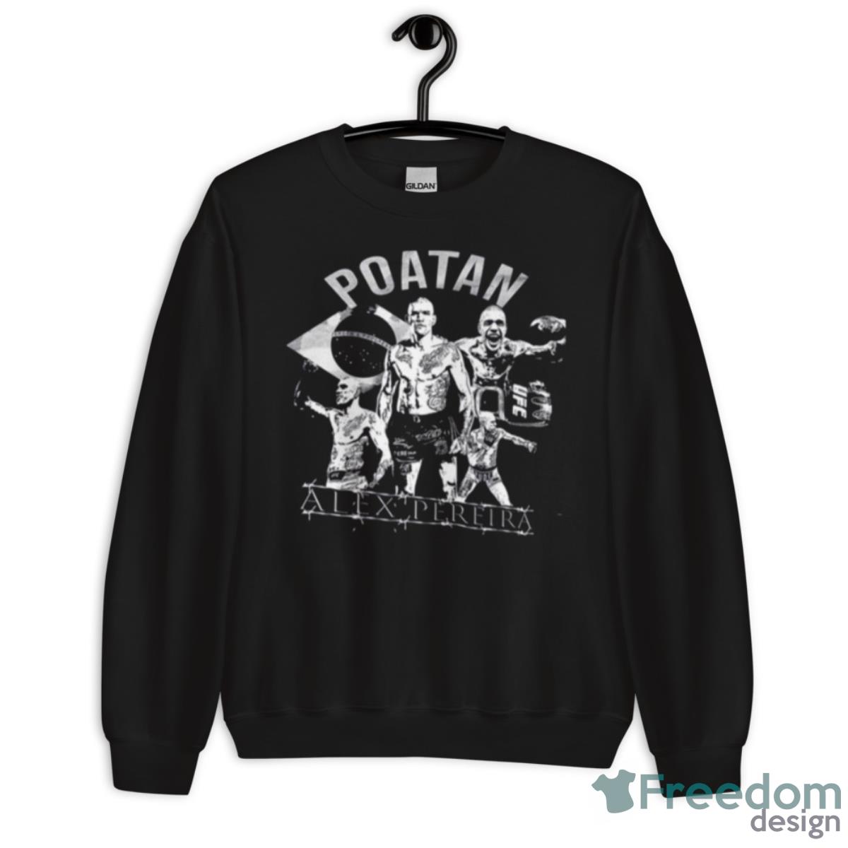 Black NBA Alex Pereira Shirt - Unisex Crewneck Sweatshirt