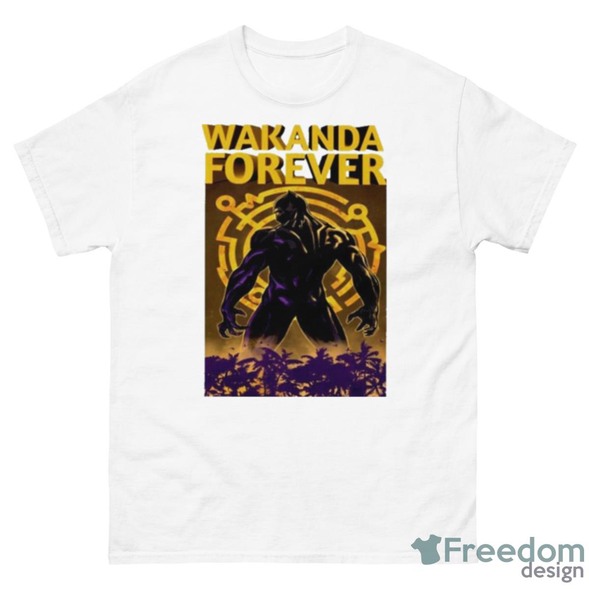 Black Panther Wakanda Forever Shirt - 500 Men’s Classic Tee Gildan