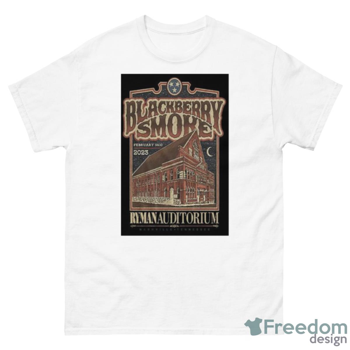 Blackberry Smoke February 9+10 2023 Poster Shirt - 500 Men’s Classic Tee Gildan