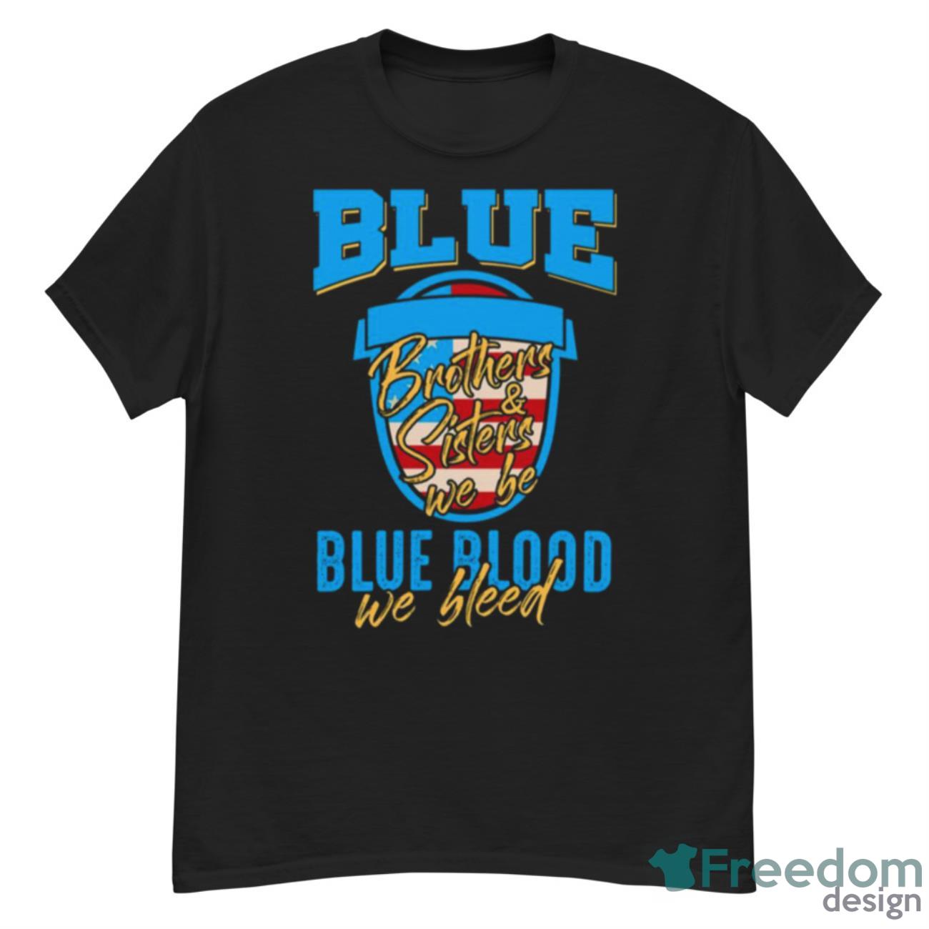 we all bleed blue' Men's T-Shirt