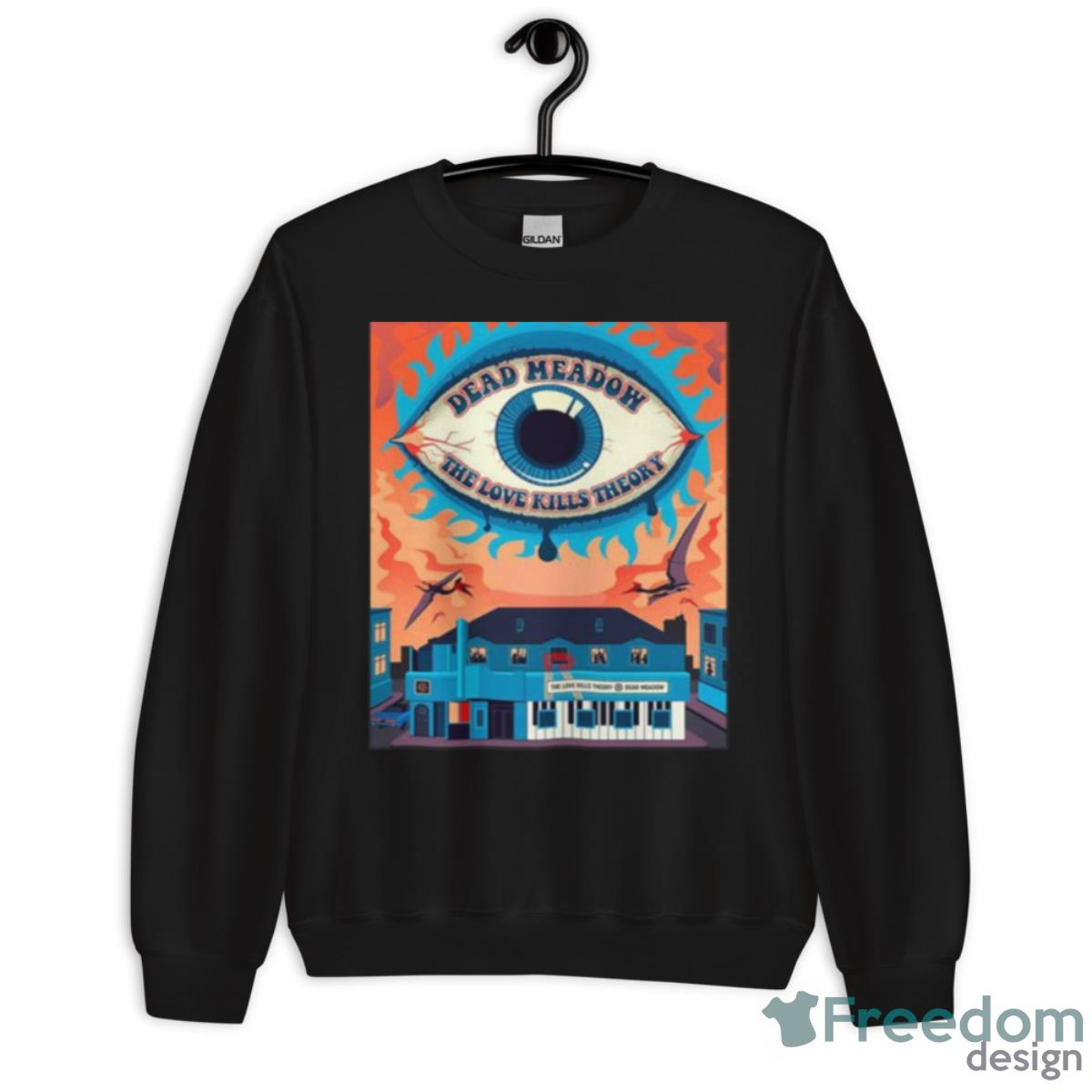 Blue Eyes Design Dead Meadow Shirt - Unisex Crewneck Sweatshirt