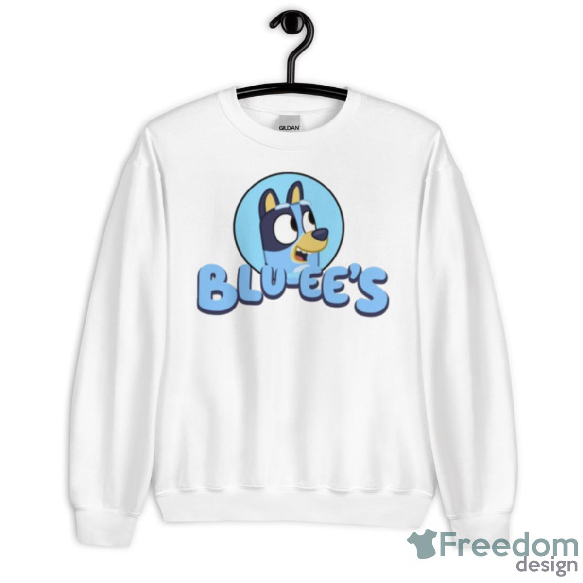 Bluee’s Bluey Logo Cartoon Shirt - Unisex Heavy Blend Crewneck Sweatshirt