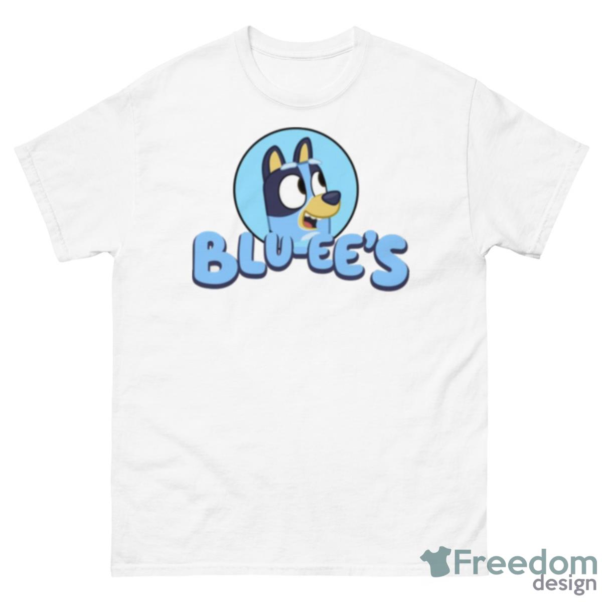 Bluee’s Bluey Logo Cartoon Shirt - 500 Men’s Classic Tee Gildan