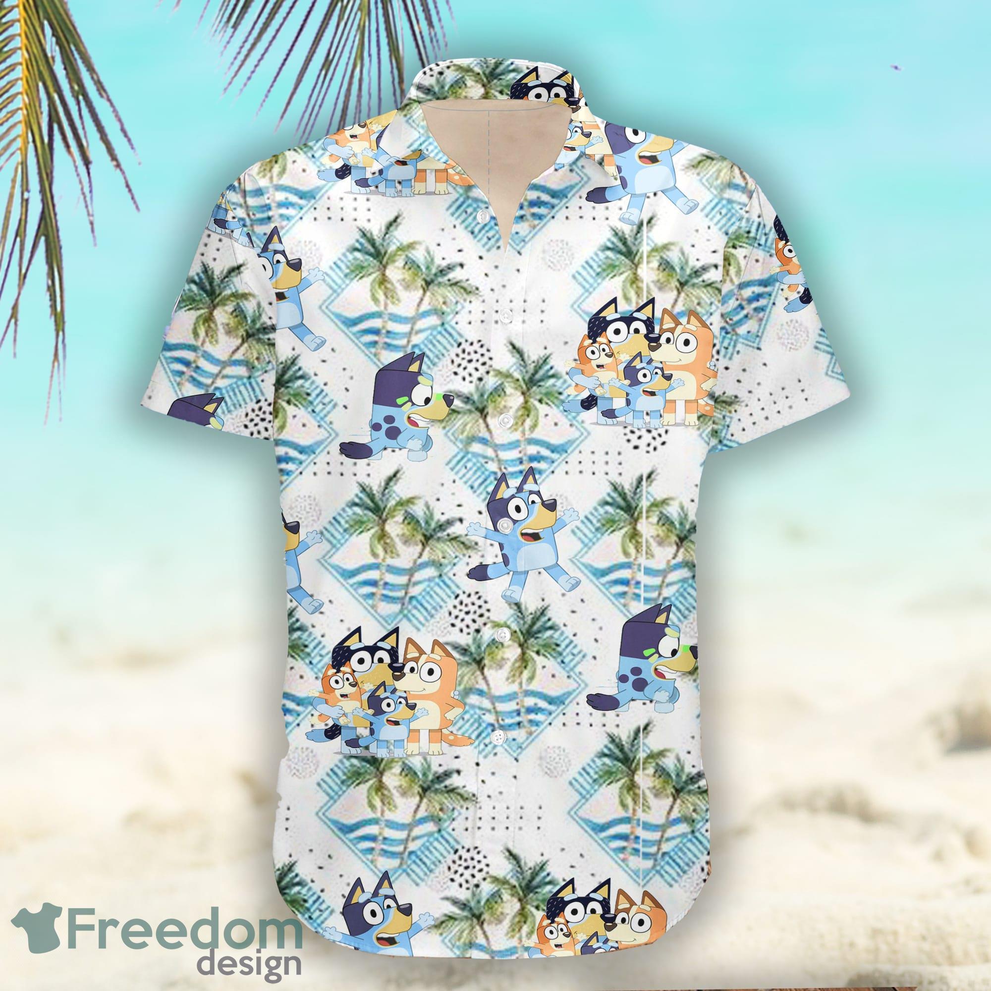 Bluey Family Hawaiian Shirt And Hawaiian Shorts