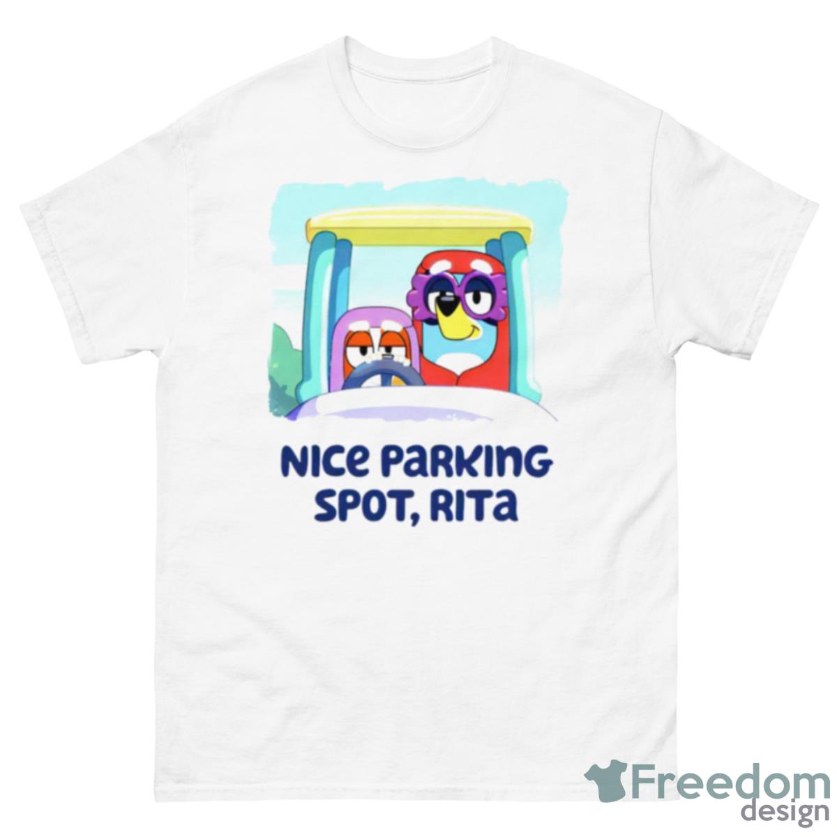 Bluey Nice Parking Spot Rita Shirt - 500 Men’s Classic Tee Gildan