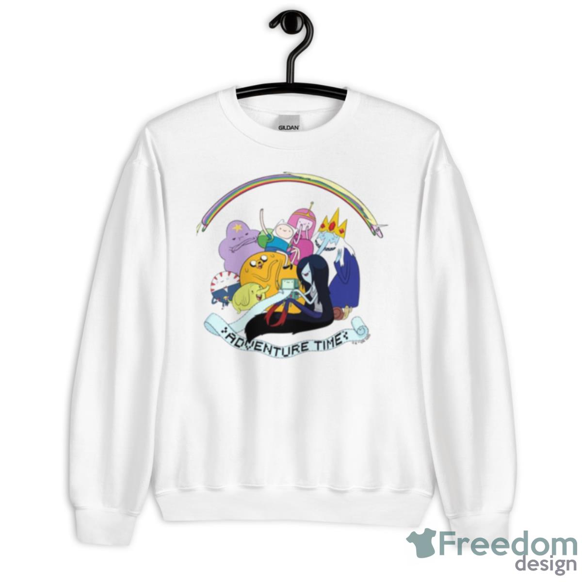 Bmo Group Graphic Adventure Time Shirt - Unisex Heavy Blend Crewneck Sweatshirt