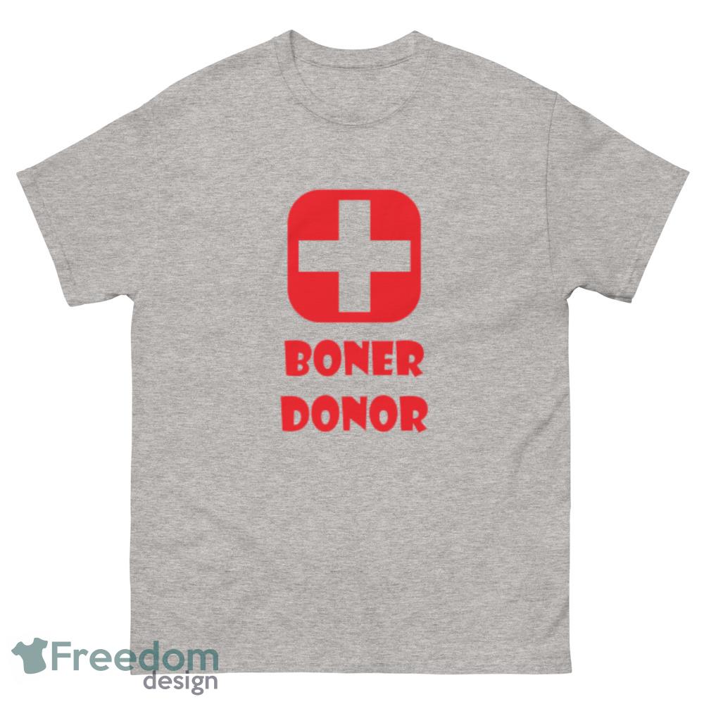 Boner Donor red T Shirt - 500 Men’s Classic Tee Gildan Boner Donor red T Shirt - 500 Men’s Classic Tee Gildan