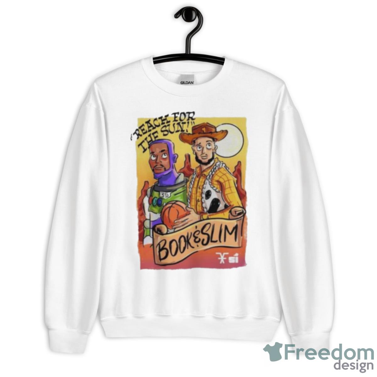 Book And Slim Reach For The Sun Shirt - Unisex Heavy Blend Crewneck Sweatshirt