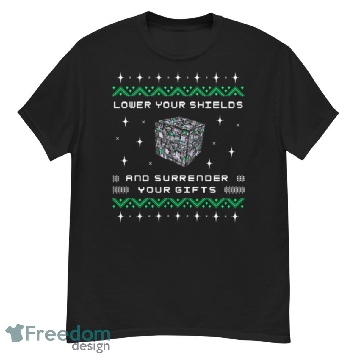 Borg Cube Funny Ugly Christmas Star Wars Shirt - G500 Men’s Classic T-Shirt