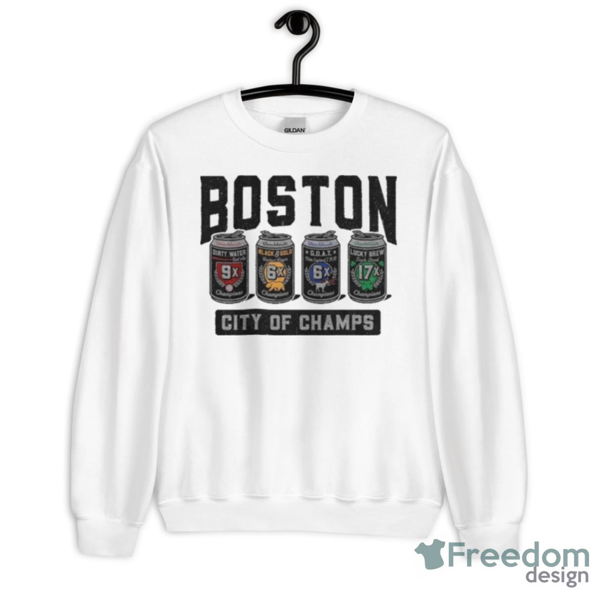 Boston 4pack Champions Shirt - Unisex Heavy Blend Crewneck Sweatshirt