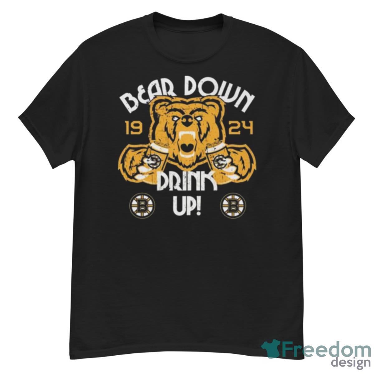 Boston Bruins Bear Down Drink Up 1924 Shirt - G500 Men’s Classic T-Shirt