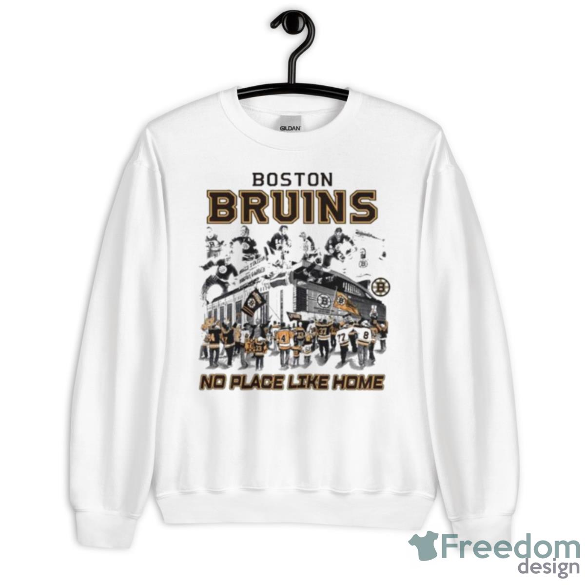 Boston Bruins No Place Like Home Shirt - Unisex Heavy Blend Crewneck Sweatshirt