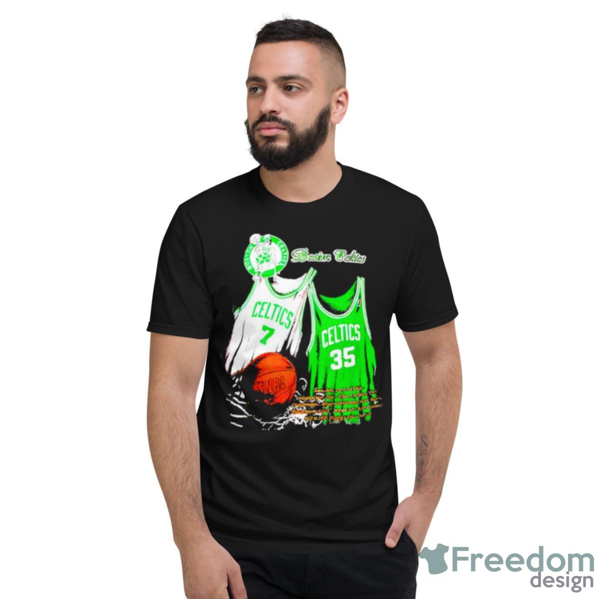 Boston Celtics Championship Goat Basketball NBA Shirt - Short Sleeve T-Shirt