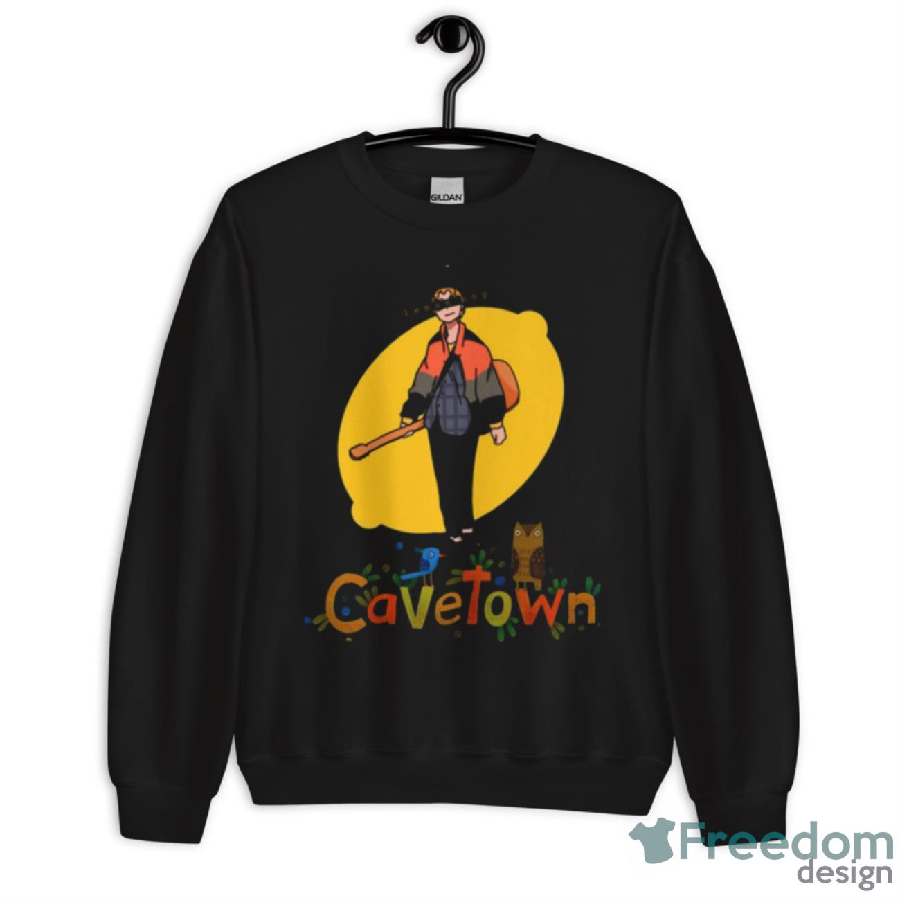 Boy With Guitar Shirt - Unisex Crewneck Sweatshirt