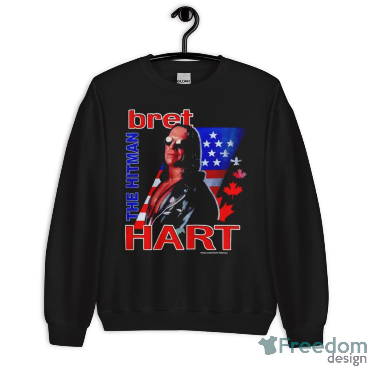 Bret The Hitman Hart Wrestling Shirt - Unisex Crewneck Sweatshirt