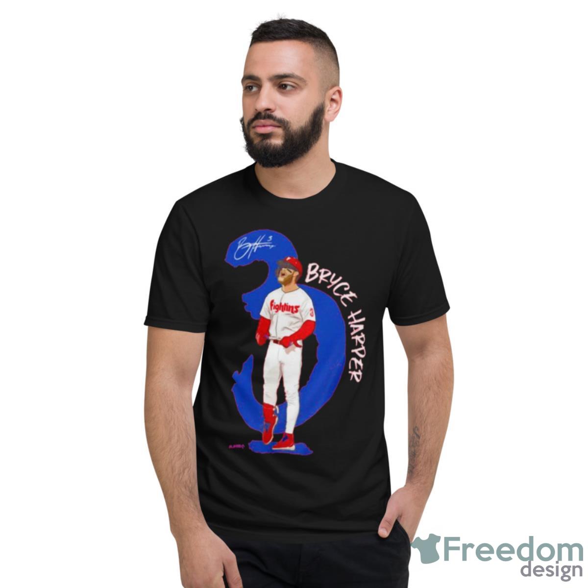 Bryce Harper 3 MVP Philadelphia Phillies Signature Shirt - Short Sleeve T-Shirt