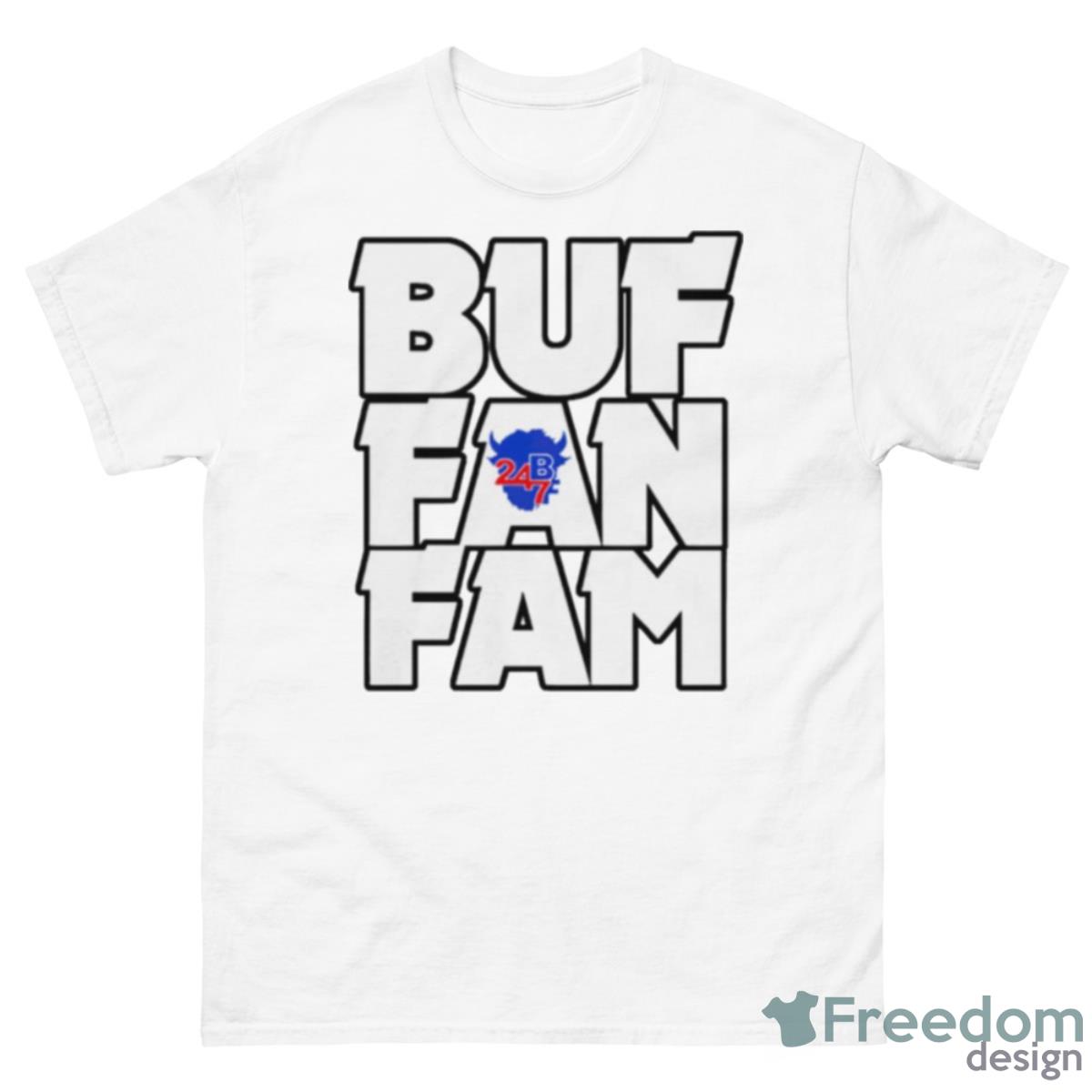 Buf Fan Fam Buffalo Shirt - 500 Men’s Classic Tee Gildan