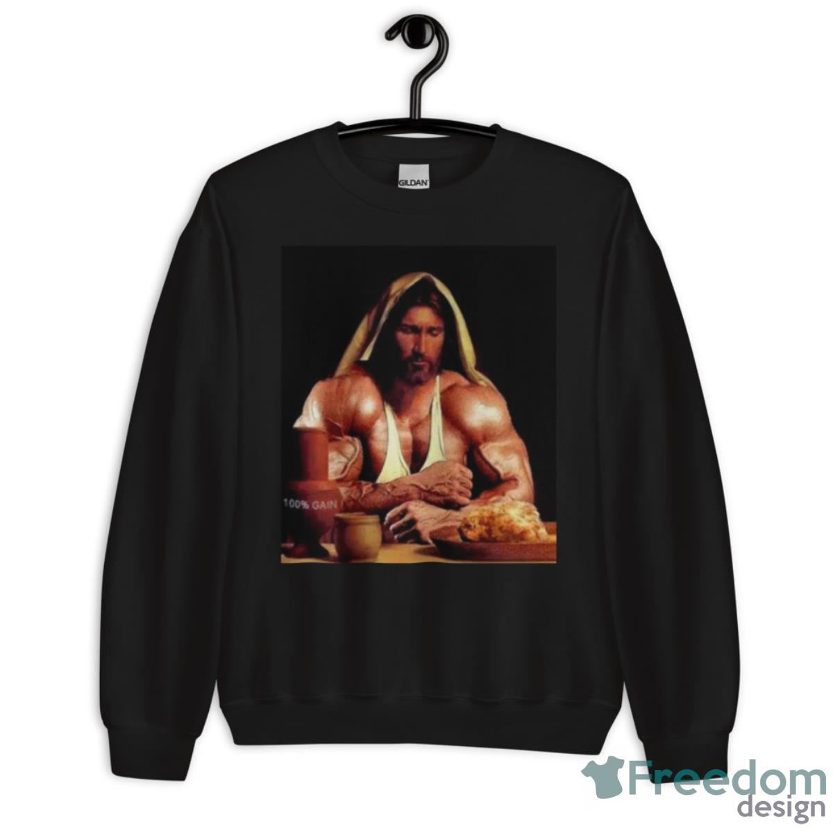 Buff Jesus Shirt - Unisex Crewneck Sweatshirt