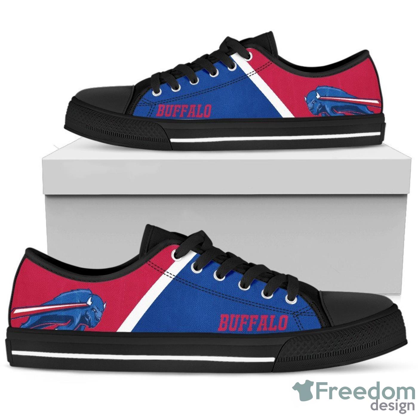 Buffalo Bills NFL Low Top Canvas Shoes For Men And Women Product Photo 1
