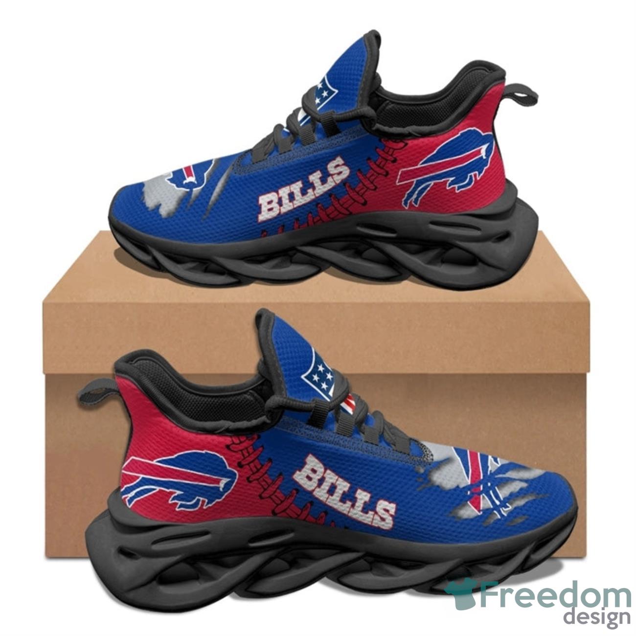 Buffalo Bills NFL Max Soul Sneakers Running Shoes Product Photo 1