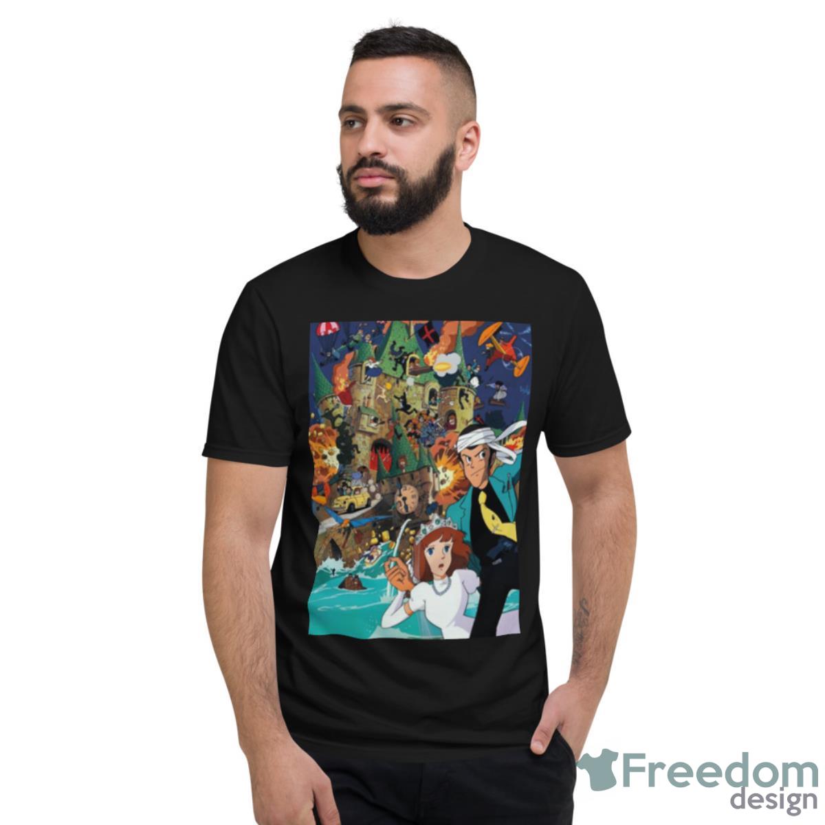 Cagliostro Ghibli Animation Shirt - Short Sleeve T-Shirt