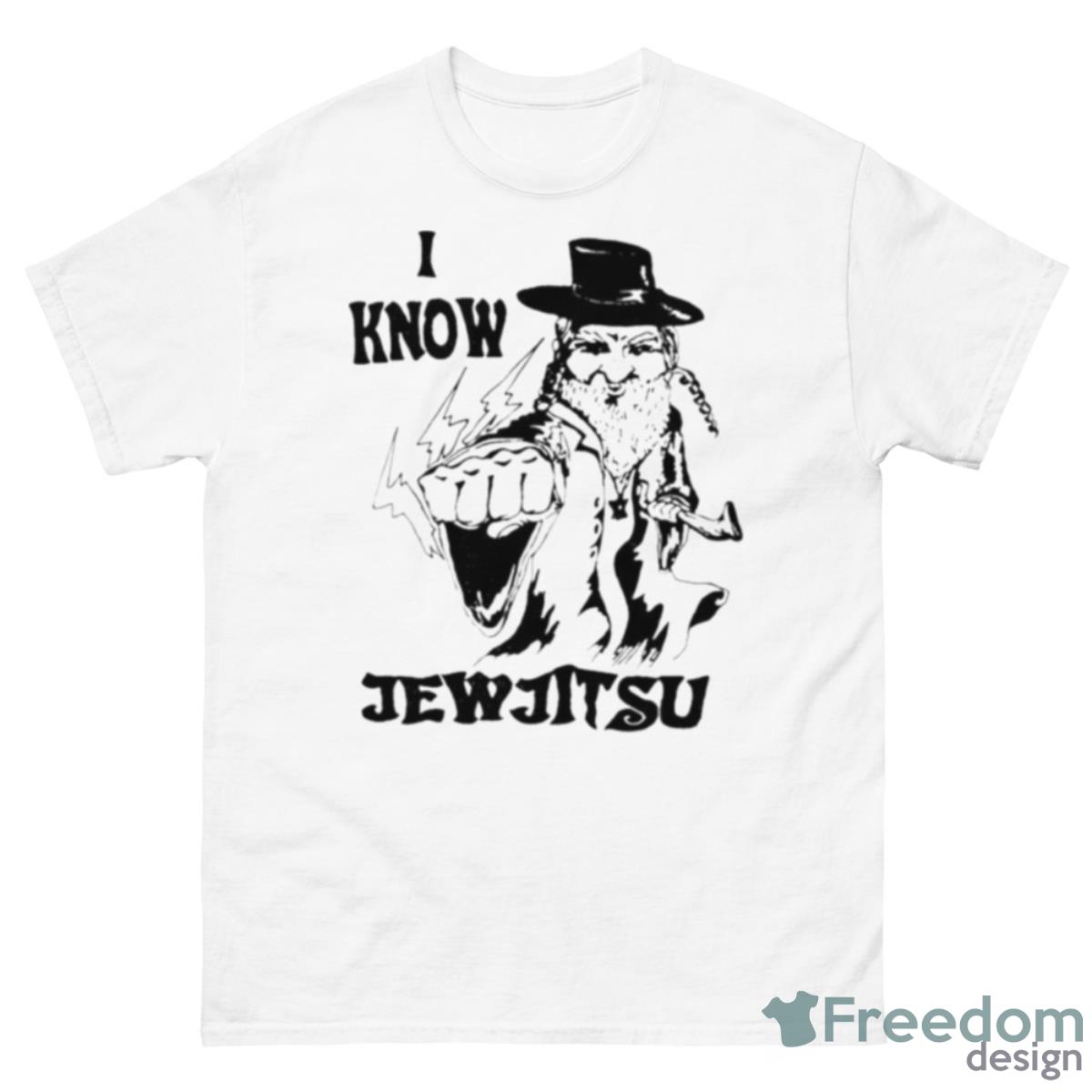 Calle Delfino I Know Jew Jitsu Shirt - 500 Men’s Classic Tee Gildan