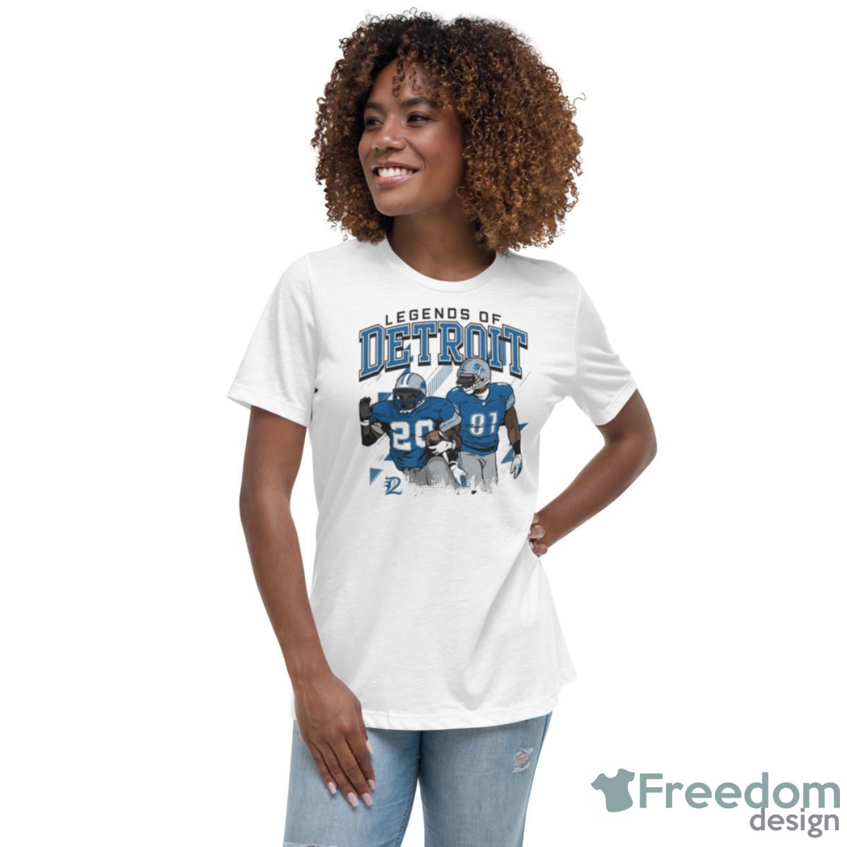 Calvin Johnson And Barry Sanders Legends Of Detroit Lions Shirt, hoodie,  sweater, long sleeve and tank top