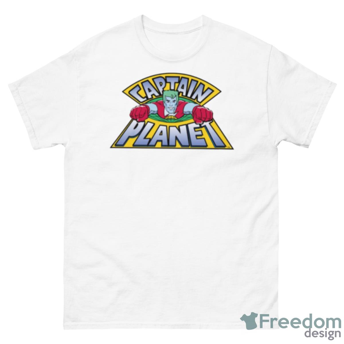 Captain Planet Logo Shirt - 500 Men’s Classic Tee Gildan