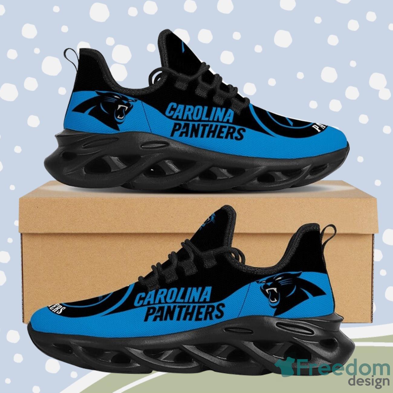 Carolina Panthers NFL Men And Women Running Sneakers Ultra Max Soul Shoes -  Freedomdesign