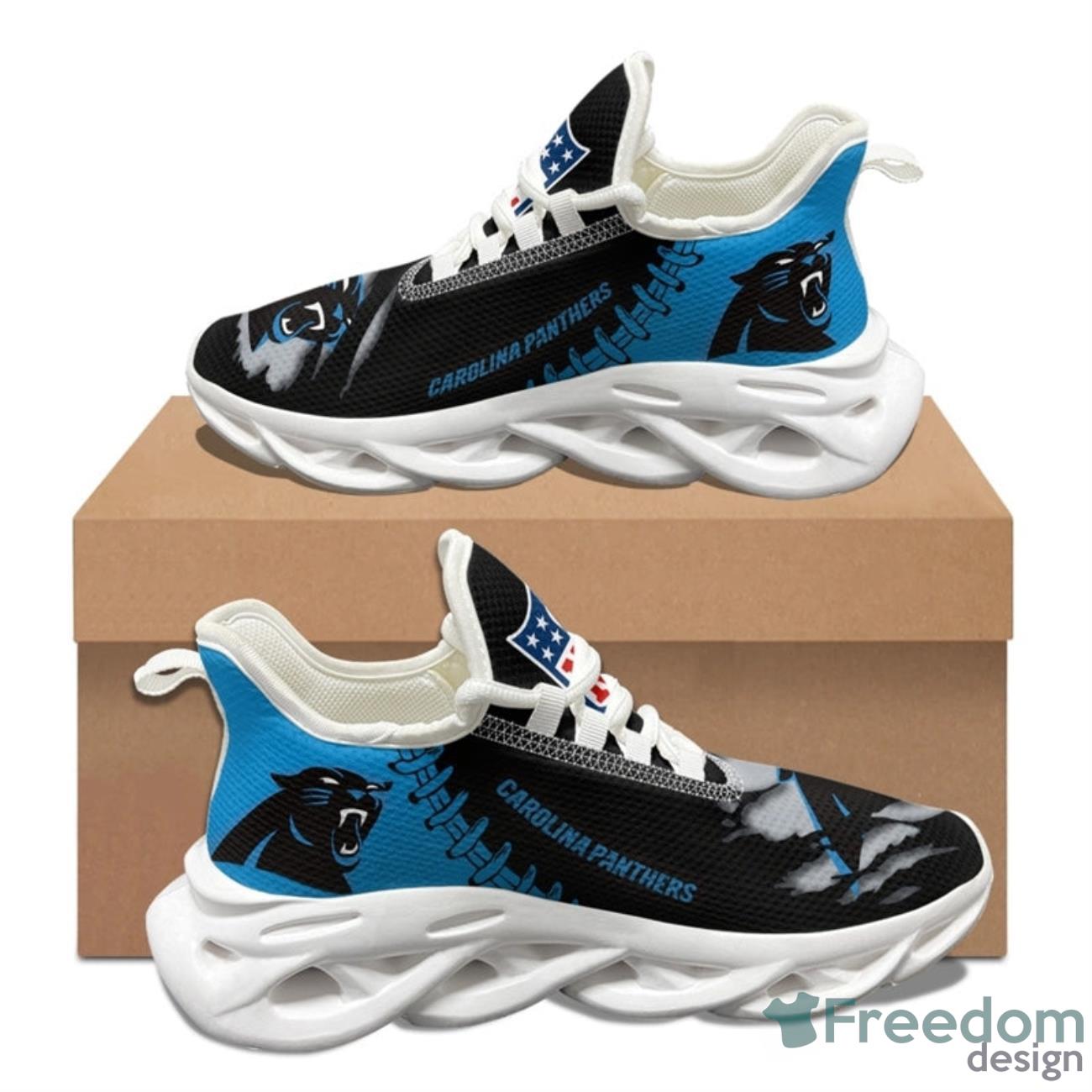 Carolina Panthers NFL Max Soul Sneakers Running Shoes Product Photo 1