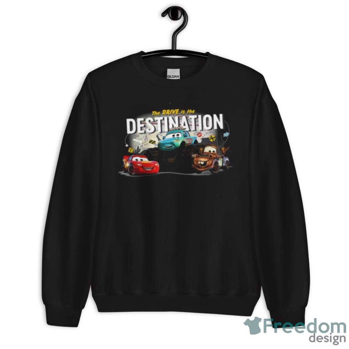 Cars On The Road Drive Destination Shirt - Unisex Crewneck Sweatshirt