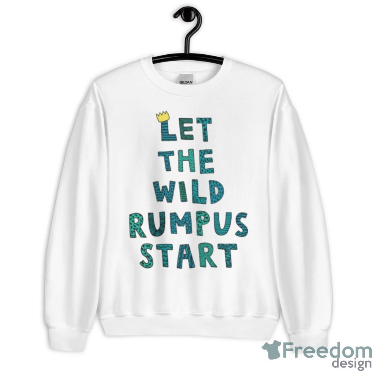 Cartoon Wild Rumpus Where The Wild Things Are Shirt - Unisex Heavy Blend Crewneck Sweatshirt